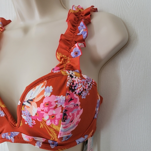 Sundazed Sky Ruffle Bikini Top - Picture 4 of 10